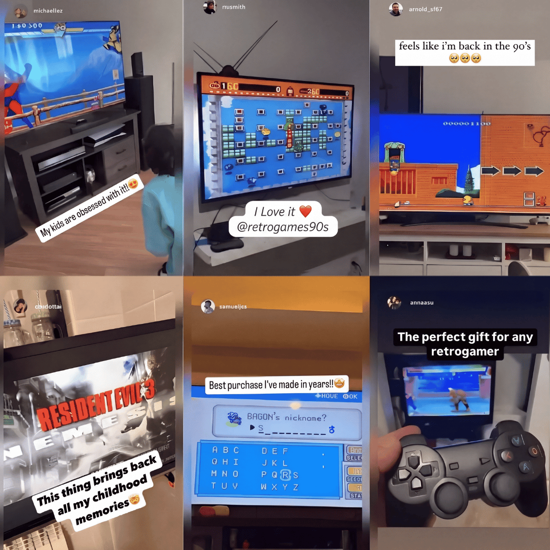 RetroGames90s™ Retro Console